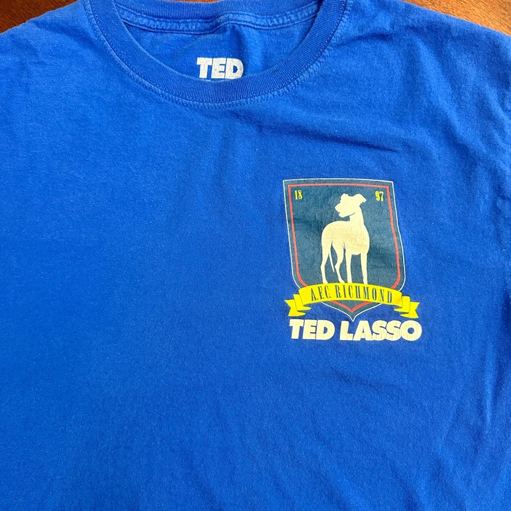 Ted Lasso A.F.C. Richmond Blue Short Sleeved Tee